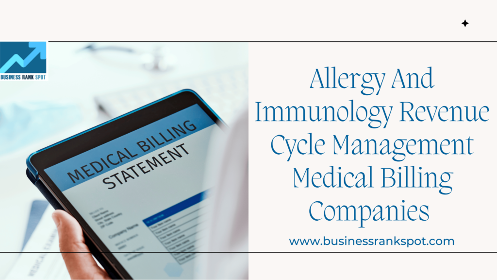 Allergy & Immunology revenue cycle management